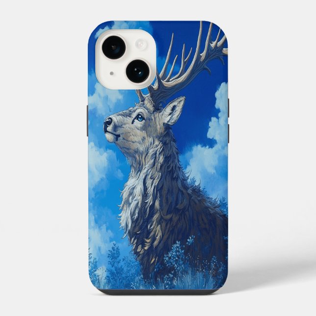 🦌 Celestial Deer iPhone Case (Back)