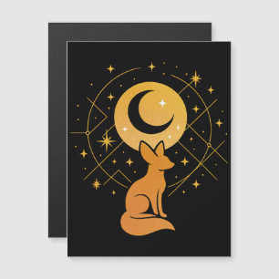 Celestial Desert Fox – Moon and Stars Cosmic