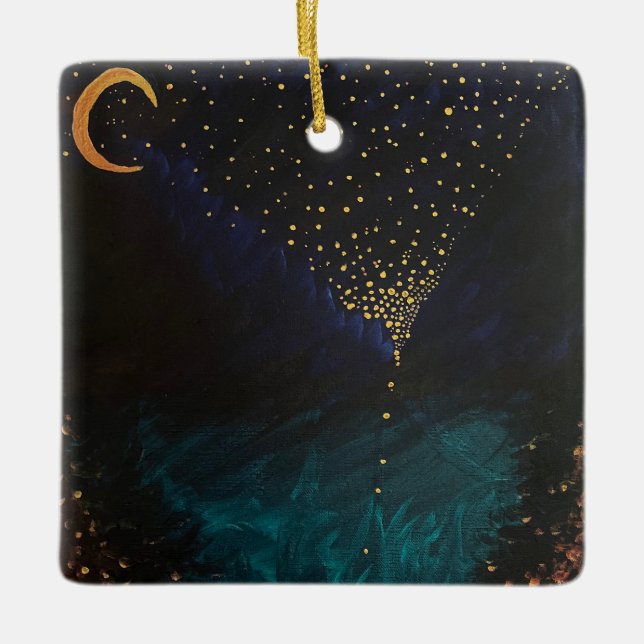 Celestial Design Christmas Tree Decoration (Front)