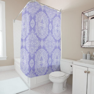 Celestial Diamond Mandala Shower Curtain