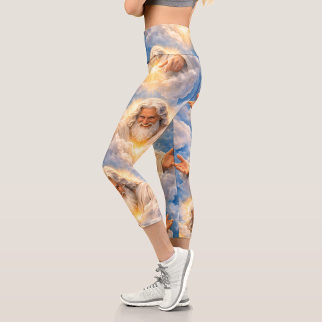 Celestial Divine welcome yoga leggings (Left)