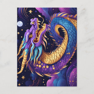 celestial dragon postcard