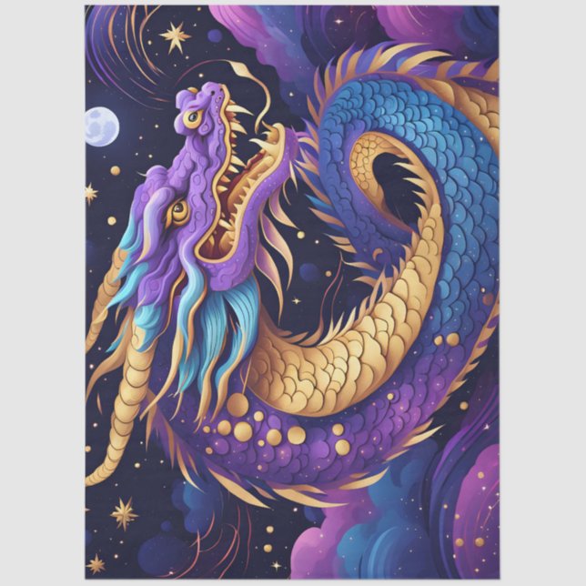 celestial dragon tissue paper (Front)