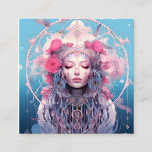 Celestial Dream Weaver Square Business Card