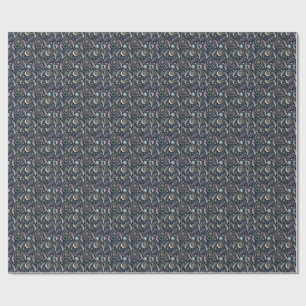 Celestial Dreamcatcher & Starry Night Art Pattern Wrapping Paper