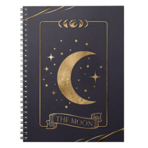 Celestial Dreams - Moon Tarot Card Notebook