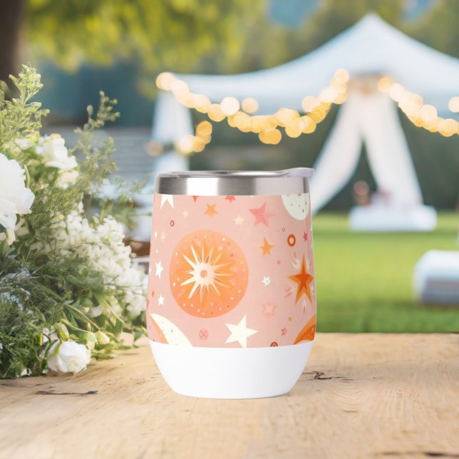 Celestial Dreams Orange and Pink (Wedding)