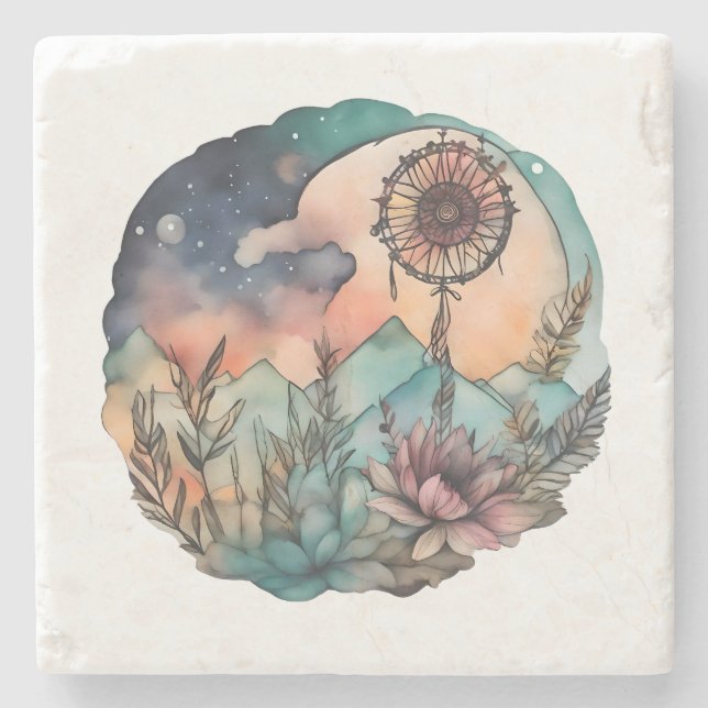 Celestial Dreams Stone Coaster (Front)
