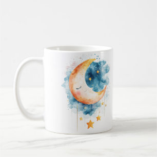 Celestial Dreams Watercolor Coffee Mug