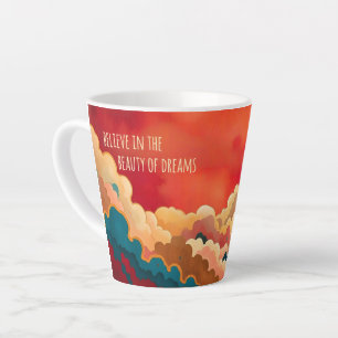 Celestial Dreamscape Custom Latte Mug