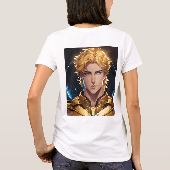 "Celestial Duality" "Elysian Inferno" "Fiery Guard T-Shirt (Back)