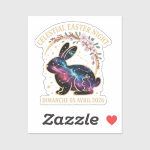 Celestial Easter Night 2026 Galaxy Bunny Constella