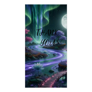 Celestial Echoes - Velvet Rose Poster
