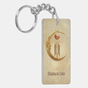 Celestial Elegance 3D New Age Key Ring