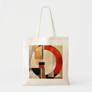 Celestial Elegance: Abstract Exploration in Beige Tote Bag
