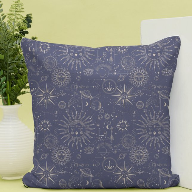 Celestial Elements on Navy   Cushion (Creator Uploaded)