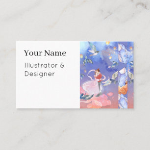 Celestial Embrace: The Lovers' Legend Business Card