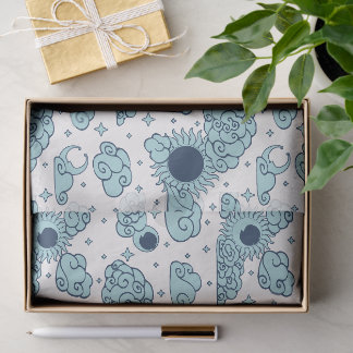 Celestial Engraving Toile (Luna Porcelain) Tissue Paper