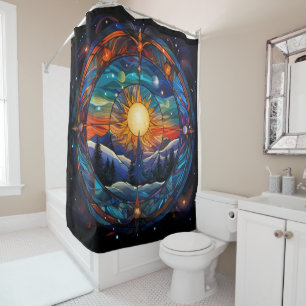 Celestial Escape Shower Curtain