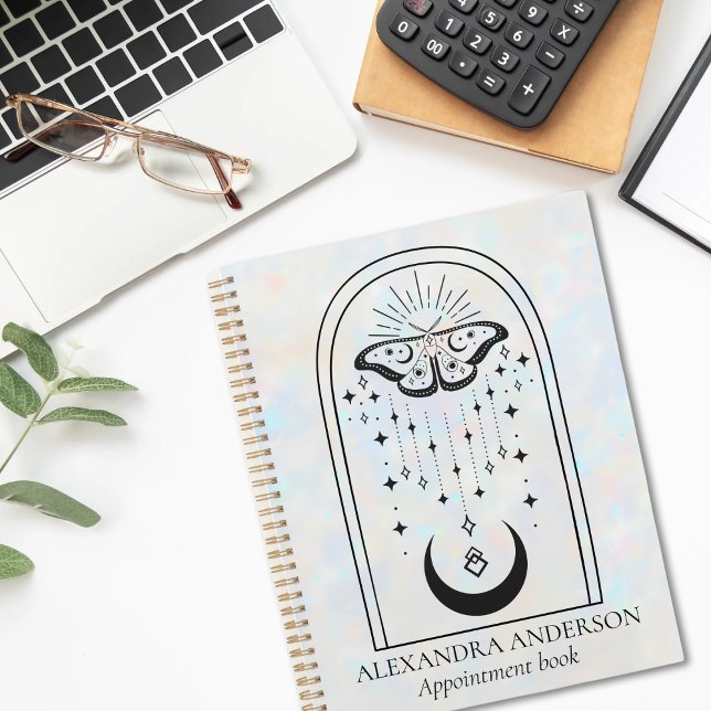 Celestial Esoteric Moth and Moon Holographic Planner (Celestial Esoteric Moth and Moon Holographic Planner)