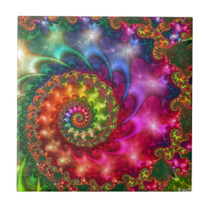 CELESTIAL ESOTERIC PAINTING TILE