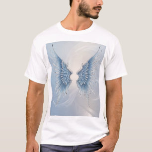Celestial Ethereal Blue Wings T-Shirt