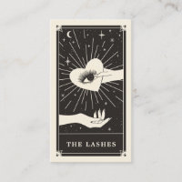 Celestial Eye Tarot Lash Black Business card