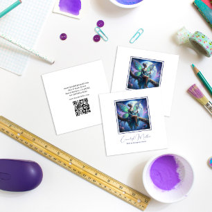 Celestial Fairy Jewellery Delights Square Business Card