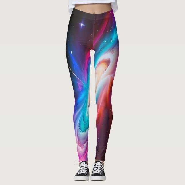 Celestial Fantasy Black Hole Leggings (Front)