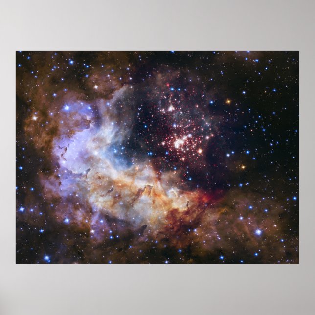 Celestial Fireworks - Westerlund 2 Poster (Front)