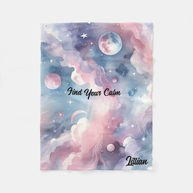 Celestial Fleece Blanket (Front)