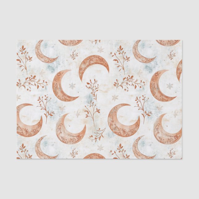 Celestial Floral Pattern (3) Tissue Paper (Front)