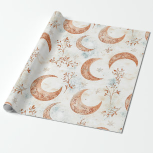 Celestial Floral Pattern (3) Wrapping Paper