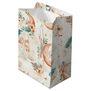 Celestial Floral Pattern (4) Medium Gift Bag
