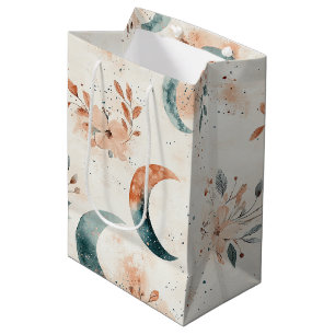 Celestial Floral Pattern (5) Medium Gift Bag