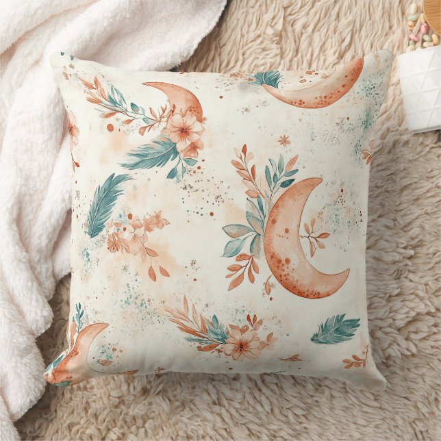 Celestial Floral Pattern (6) Cushion (Blanket)