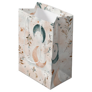 Celestial Floral Pattern (6) Medium Gift Bag