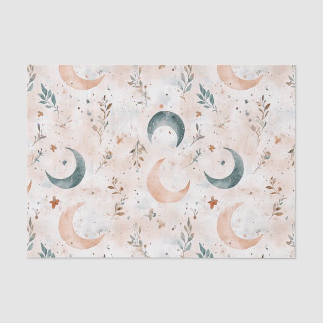 Celestial Floral Pattern (6) Tissue Paper (Front)