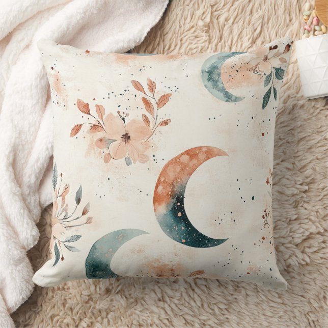 Celestial Floral Pattern (7) Cushion (Blanket)
