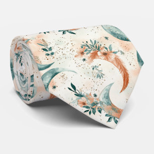 Celestial Floral Pattern (7) Tie