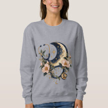 Celestial Floral Stethoscope Women Doctor Sweatshi
