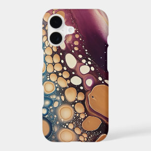 Celestial Fluid Marble in Midnight Gold