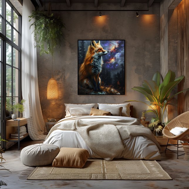 Celestial Fox: Guardian of the Cosmos Poster (Creator Uploaded)