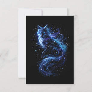 Celestial Fox Spirit Thank You Card