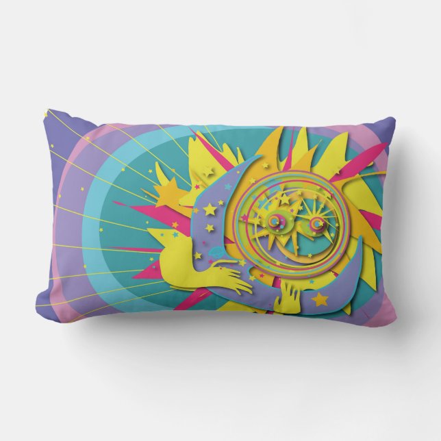 Celestial Fun sofa beautification Lumbar Cushion (Front)