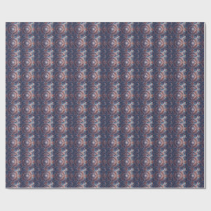Celestial Galaxy Spiral Mandala Design Pattern Art Wrapping Paper