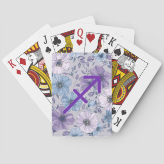 Celestial Gambit: Adventurous Sagittarius Playing Cards