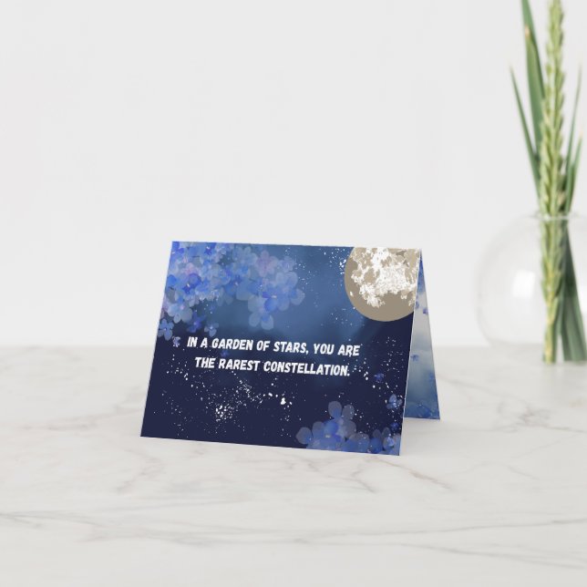 Celestial Garden Birthday Card (Front)