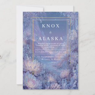 Celestial Garden Fantasy Wedding Invitation