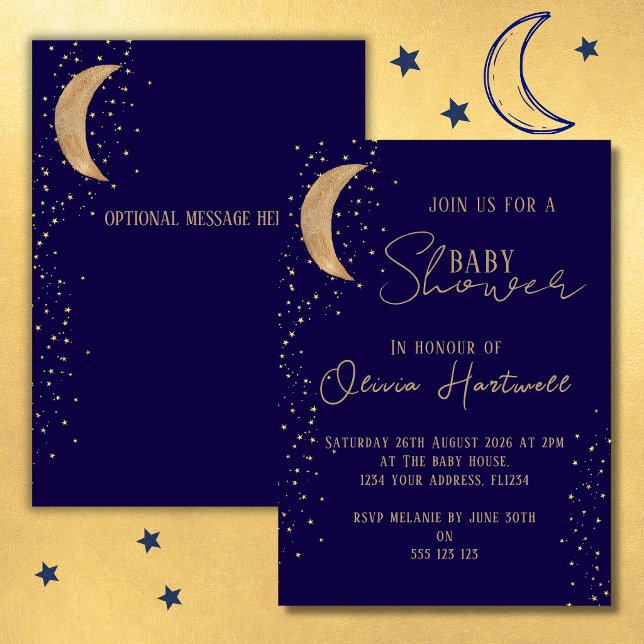 Celestial Gender Neutral Baby Shower Invitation (Creator Uploaded)